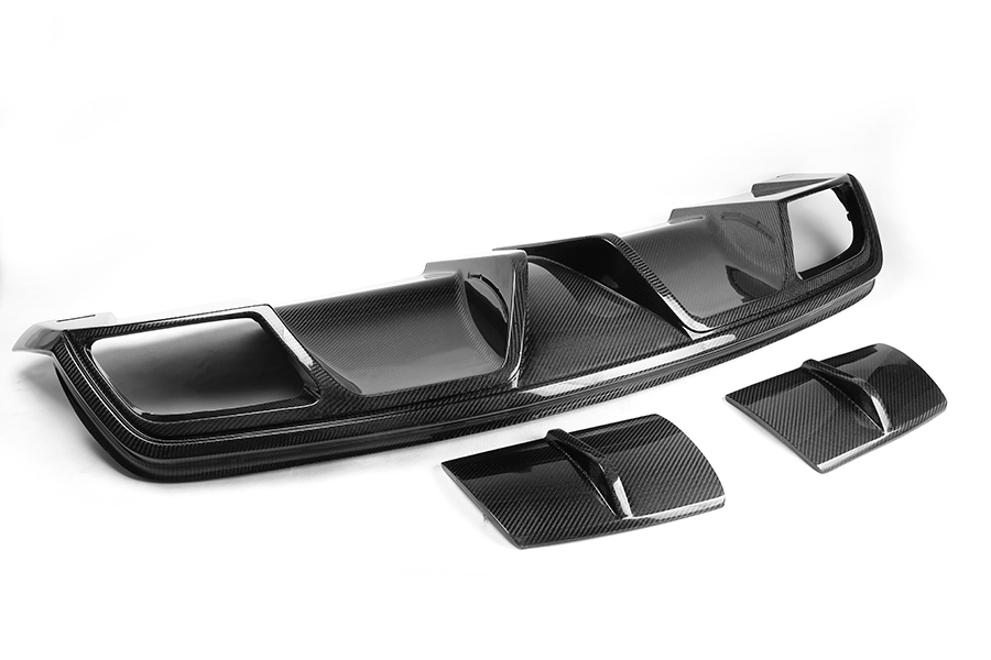 Mercedes Benz C117 W117 CLA250  CLA Carbon Fiber Rear Bumper Diffuser For  NON AMG Bumper